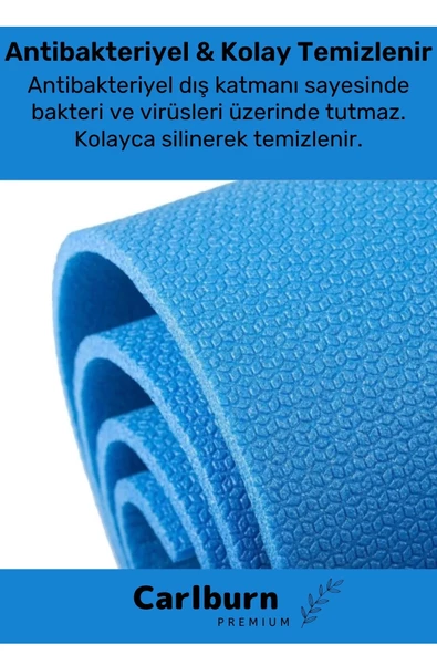Taşıma Askılı Su Geçirmez Konforlu Kalın Rahat Çift Taraflı Kamp Zemin Çadır Uyku Matı Yer Minderi - 6