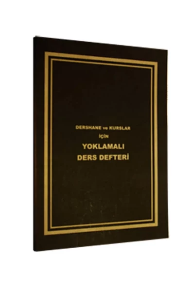 Gülpaş Ders Defteri Yoklamalı Plastik Kapak 6-7-8-9-10-11-12 Sınıf 8 Ders