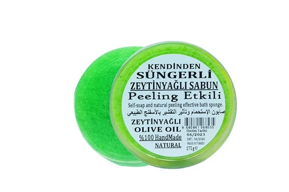 Süngerli Sabun Zeytinyağlı