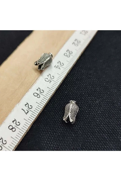 Epoksi Tesbih Kolye Metal Taş Kapama Huni Aparatı, Boncuk Kapağı - 2