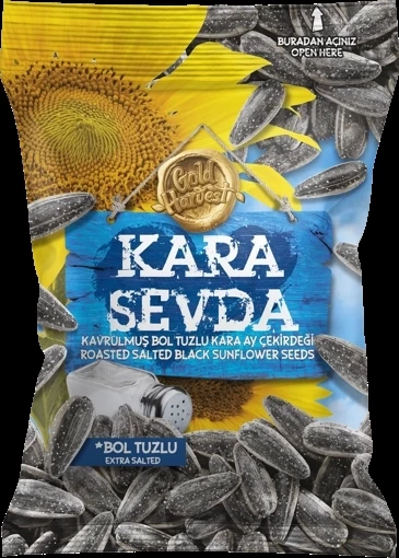 KARA SEVDA BOL TUZLU SİYAH AYÇEKİRDEĞİ 250GR