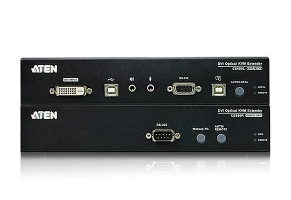 ATEN-CE680  DVI Fiber Optik KVM Mesafe Uzatma Cihazı - 3