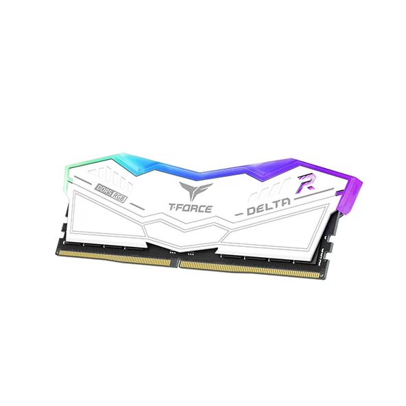 Team T-Force DELTA RGB White 32GB2x16GB 6400Mhz DDR5 Gaming Ram CL40 FF4D532G6400HC40BDC01