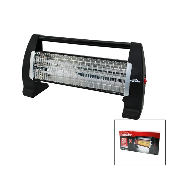 MASA ALTI  QUARTZ ELEKTRİKLİ ISITICI SOBA  3 ÇUBUKLU - EMNİYETLİ - 1500W MS-15 (4434)