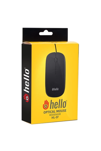Hello Hl-37 Slim Kasa 1000 Dpı Optik Kablolu Mouse - 2
