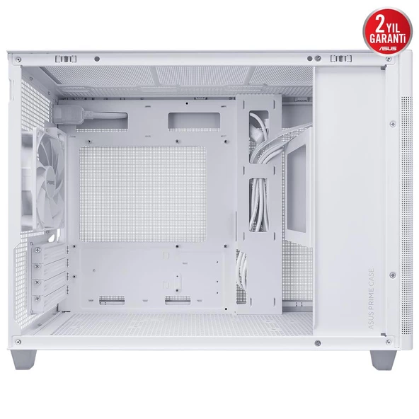 ASUS PRIME AP201 Gaming Mid-Tower PC Kasası Beyaz - Resim 3