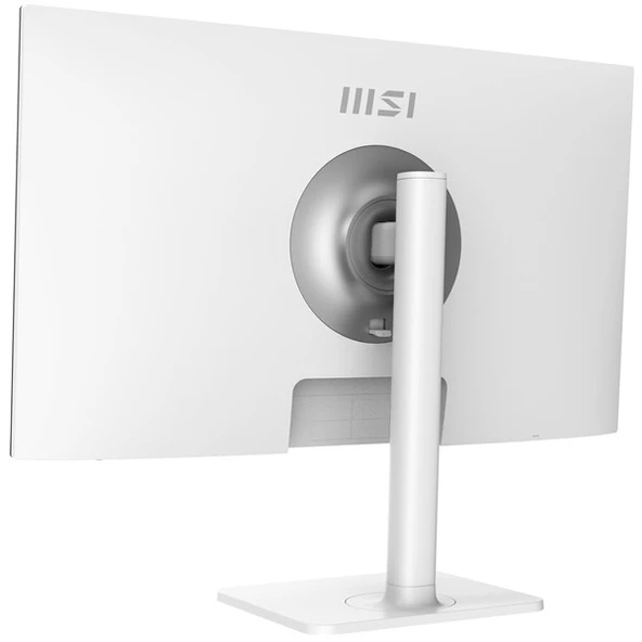 MSI 27" IPS MODERN MD2712PW 1MS 100HZ HDMI PIVOT EV OFİS MONİTÖRÜ 1920X1080 BEYAZ - Resim 2
