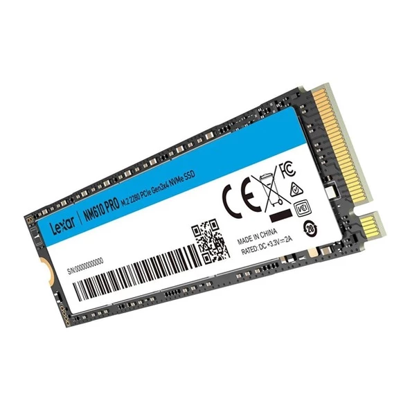 LEXAR 2TB LNM610 PRO LNM610P002T-RNNNG 3300-2600MB/s M2 NVME GEN4 DİSK - 2