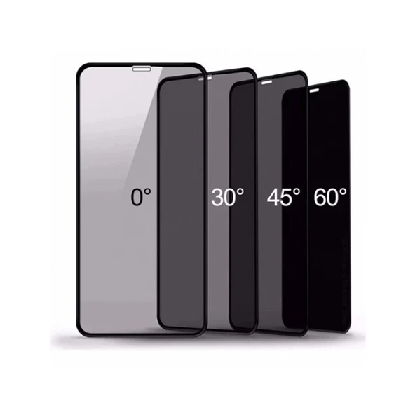 Yesido iPhone 15 Pro Max Premium 5D Privacy Hayalet Cam Ekran Koruyucu - 3