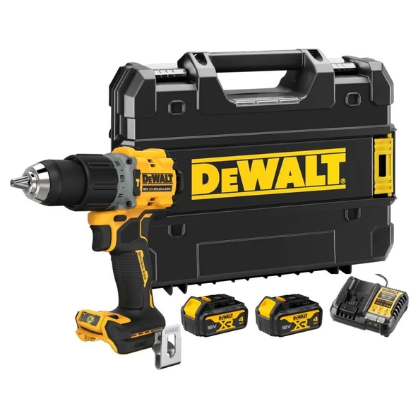 Dewalt Kömürsüz Akülü Darbeli Matkap 90Nm 2x4 Amper DCD805NT-XJ