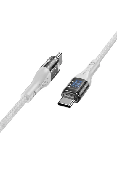Hoco U115 1.2M 100W Type-C to Type-C Şarj Data Kablosu - 7