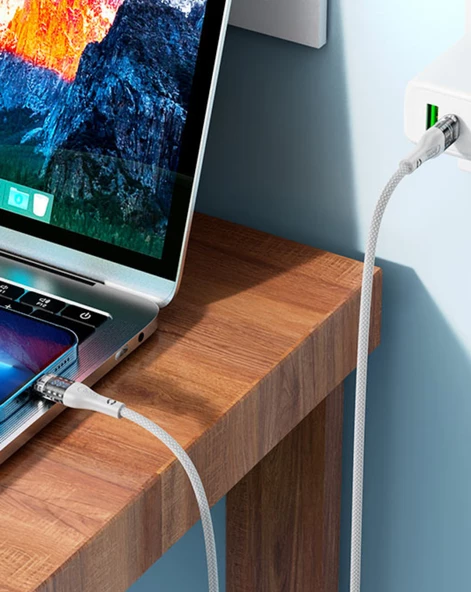 Hoco U115 1.2M PD Type-C to Lightning Şarj Data Kablosu - 9