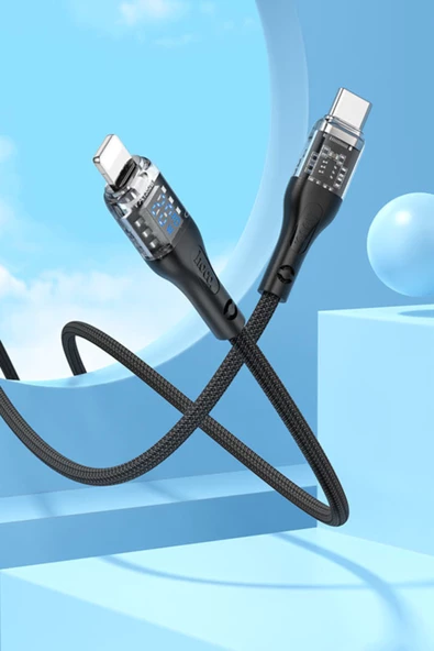 Hoco U115 1.2M PD Type-C to Lightning Şarj Data Kablosu - 12