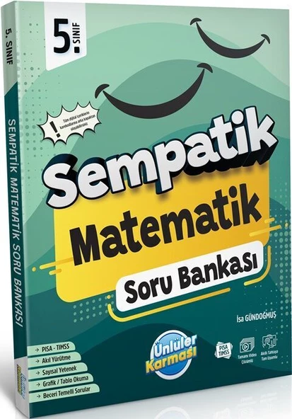 Ünlüler Karması 5. Sınıf Matematik Sempatik Soru Bankası ürün görseli 1