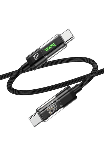 Hoco U116 1.2M 60W Type-C to Type-C Şarj Data Kablosu - 7
