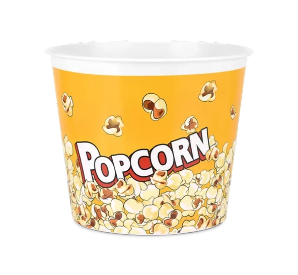 Popcorn Mısır Kovası Dekoratif