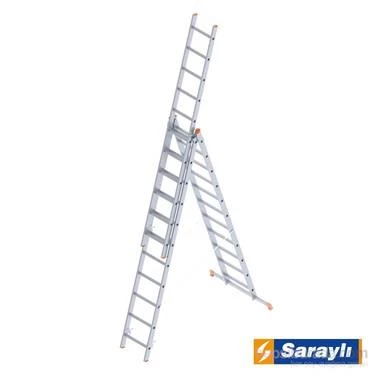 Saraylı 3x11 Basamaklı A Tipi Sürgülü Merdiven 7.3 Mt 7311