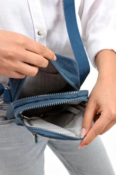 Mini Bayan Postacı Çanta Çapraz Askılı Kadın Omuz Çantası Telefon Çantası 571 Collection 14*20 Cm - 10