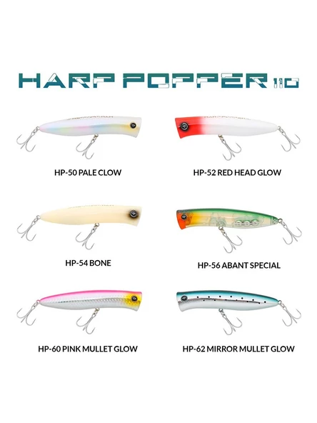 Hanfish Harp Popper 110 Hp 28gr Su Üstü Maket Balık - Resim 2