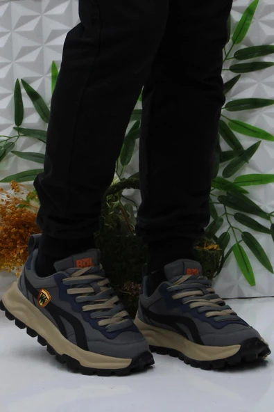 Bulldozer 250437 Füme Hafif Orijinal Ürün Rahat Erkek Ayakkabı - Resim 2