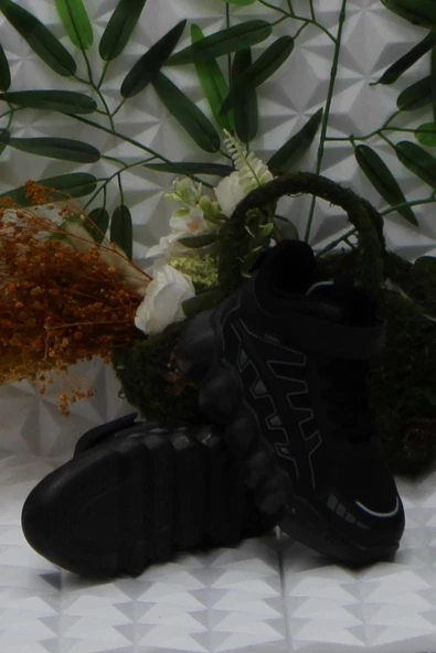 Fort Cool Fred Siyah Anatomik Rahat Air Taban Erkek Çocuk Bot - Resim 5