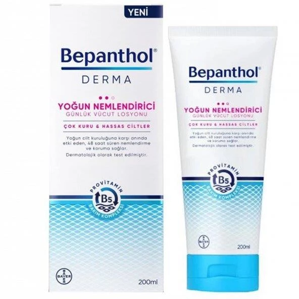 Bepanthol Derma Yoğun Nemlendirici Günlük Vücut Losyonu 200 ml