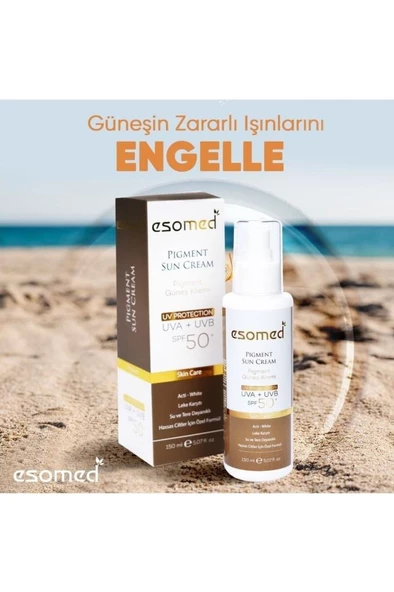 Esomed Pigment Sun Cream Yüksek Korumalı Güneş Kremi Uva Uvb Spf50 - Resim 3