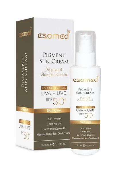 Esomed Pigment Sun Cream Yüksek Korumalı Güneş Kremi Uva Uvb Spf50