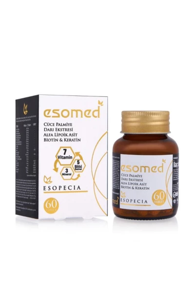 Esomed Esopecıa 60 Tablet Saç, Tırnak Ve Cilt Için Kollojen Biotin & Keratin,at Kuyruğu,selenyum