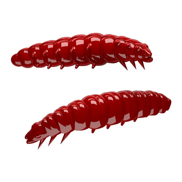 Libra Lures Larva Garlic(Sarımsak Aromalı) Red 3.5 cm Suni Yem