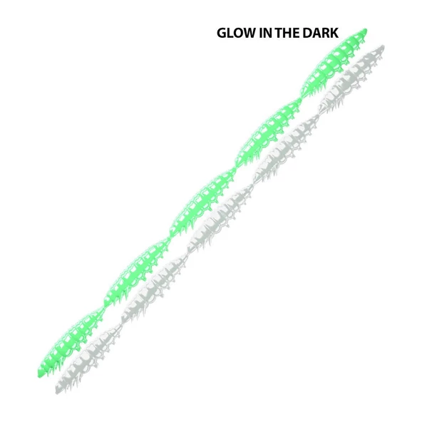 Libra Lures Larva Multi Cheese(Peynir Aromalı) Glow UV Green 2.5 cm Suni Yem