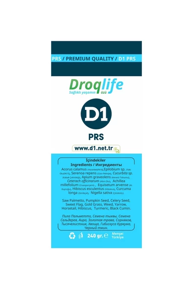 D1 Prs 30 günlük kür Pros.tat Çayı 1 kutu - 3