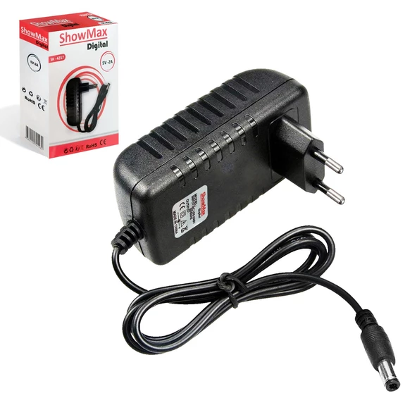 SHOWMAX SH-4217 Adaptör 5 Volt 2 Amper 5.5x2.5mm