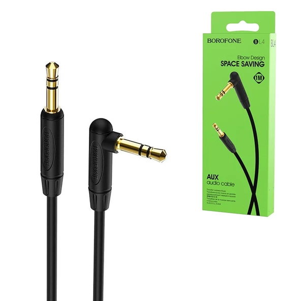 AUX KABLOSU GOLD 3.5MM 1MT BOROFONE BL-4