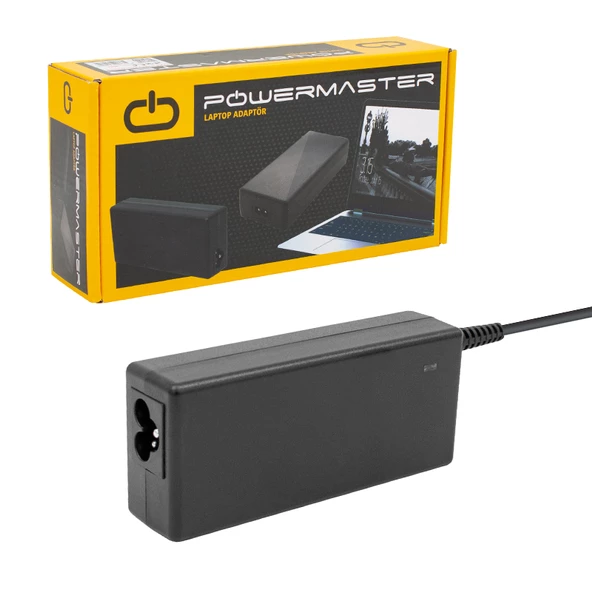 POWERMASTER 19.5 VOLT - 3.34 AMPER 7.4*5.0 UÇLU DELL INSPIRON NOTEBOOK ADAPTÖR - Resim 2