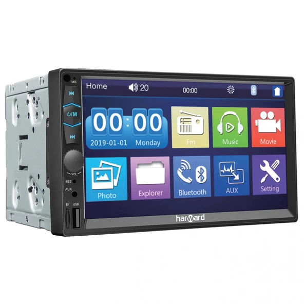 Harward HR-G754 7"sıngle Dın Carplay Oto Teyp ürün görseli 1
