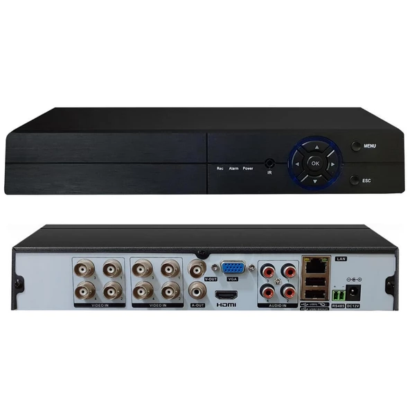 AVENİR AV-TC08M Ahd Dvr Kayıt Cihazı 8 Kanal 2mp Xmeye Hibrit - 1