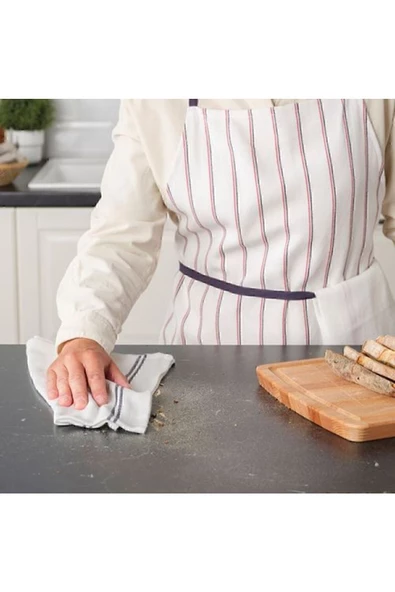 IKEA Hıldegun Beyaz mavi 45x60 Cm Kurulama Bezi - 2