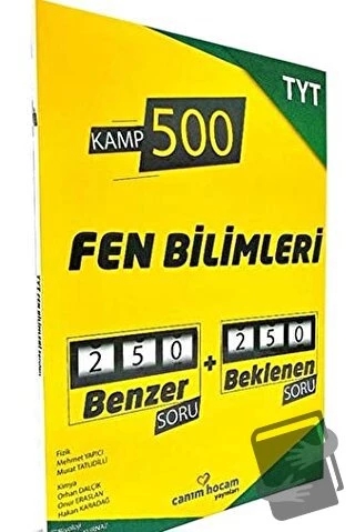 TYT Fen Bilimleri Kamp 500 Denemesi/Canım Hocam