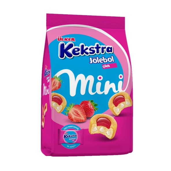 ÜLKER KEKSTRA MİNİ ÇİLEK 150GR