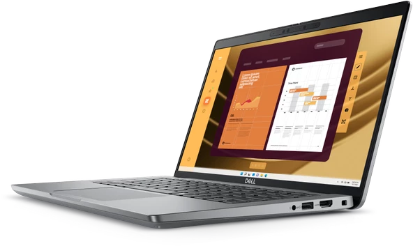 Dell Latitude 5450 Intel Ultra 5 135U 16GB Ddr5 512GB SSD  14" Fhd IPS Freedos Taşınabilir Bilgisayar N009L545014W02+ZETTAÇANTA - 4