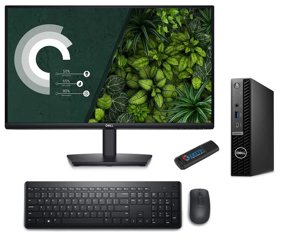 Dell Pc Optıplex 7020MFF Intel Core I5-14500T 8gb Ddr5 1tb SSD WINDOWS11HOME 21.5 Fullhd Mon. Masaüstü Bilgisayar AN007O7020MFF33+ZETTAUSBBELLEK