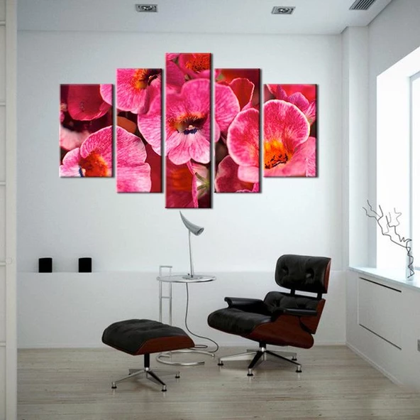 Menekşeler  Kanvas Tablo - Resim 2