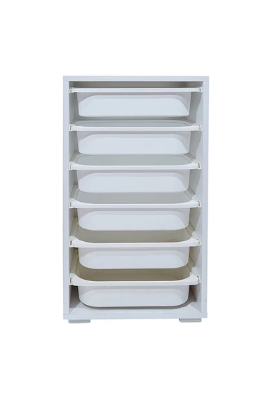 Remaks Mutfak Dolabı 6 Sepetli Çok Amaçlı Dolap - Beyaz - 3
