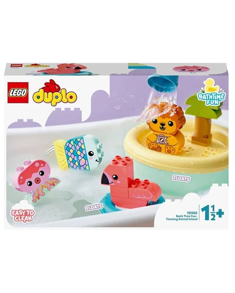 Lego Duplo Banyo Zamanı Eğlencesi: Yüzen Hayvan Adası 10966