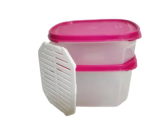 Moon Star Peynir Saklama Kabı Süzgeçli Hava Sızdırmaz 1,8+0,9 Litre-MID-ST200 - 9