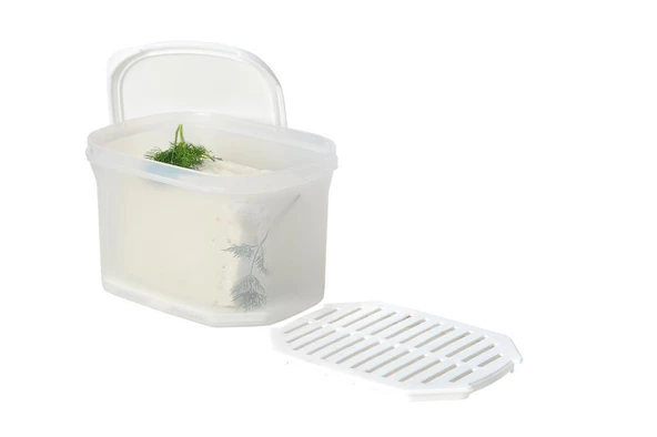 Moon Star Peynir Saklama Kabı Süzgeçli Hava Sızdırmaz 1,8 Litre MID-201 - 5