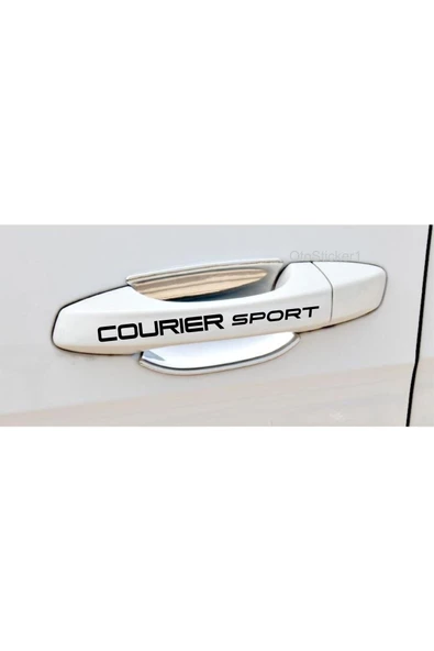 Ford Courier Sport Kapı Kolu özel yeni sticker Set 8 Ad 10*1,5 Cm