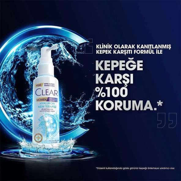 Clear Women Hyaluron Nem Terapisi Saç Serumu 90 ml - 4