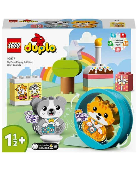 Lego Duplo Sesli İlk Yavru Köpeğim ve Yavru Kedim 10977